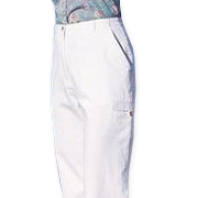  Vintage White Denim Cargo Pants 